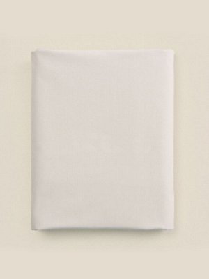 Простыня 1.5 спальная SL Home Percale 300ТС, 160x235 см, молочная, хлопок 100%