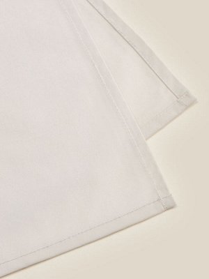 Простыня 1.5 спальная SL Home Percale 300ТС, 160x235 см, молочная, хлопок 100%