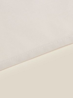 Простыня 1.5 спальная SL Home Percale 300ТС, 160x235 см, молочная, хлопок 100%