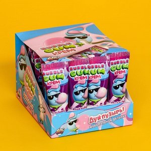 Жевательная резинка «Дуй пузырь! Bubble gum крем», 22 г