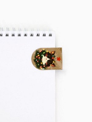 Магнитные закладки для книг, 6 шт. на подложке «Акварель»