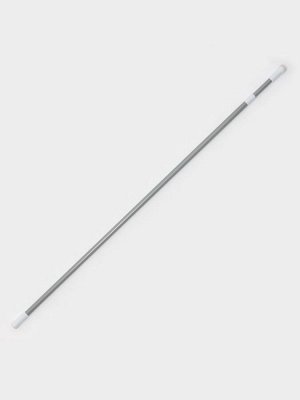 Карниз для ванной Доляна, телескопический, d=3.2 см, 140-260 см, серый