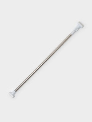Карниз для ванной Доляна, телескопический, d=3.5 см, 90-160 см, усиленный, серый