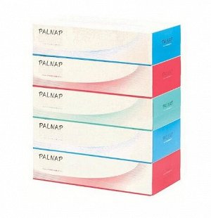 Двухслойные мягкие бумажные салфетки "Palnap" (произведены на воде с горы Фудзи), 200 шт. х 5 пачек
