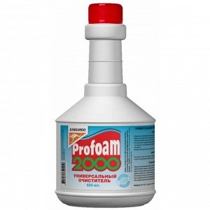 Очиститель салона Kangaroo Profoam 2000, для кожи и пластика, против следов наклеек, скотча и маркера, бутылка (сменный блок) 600мл, арт. 320409-X