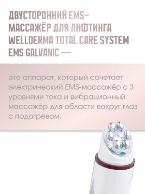 WellDerma Гальванический комплексный уход Total Care System Ems Galvanic, 1 шт