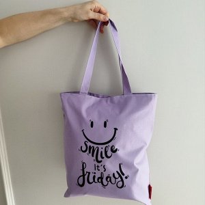 ToteNote сумка шоппер Smile it's friday