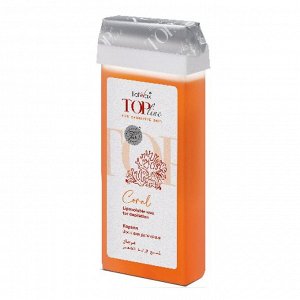 ItalWax Гибридный тёплый воск для депиляции в картридже / Top Line, Коралл, 100 мл