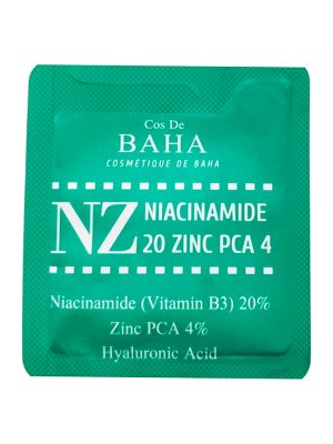Cos De BAHA Укрепляющая сыворотка для сужения пор с ниацинамидом и цинком / Niacinamide 20 Zinc PCA 4 Serum Sample (NZ), 1,5 мл