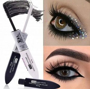 Тушь для ресниц Mascara volume+length, 2*4 мл.