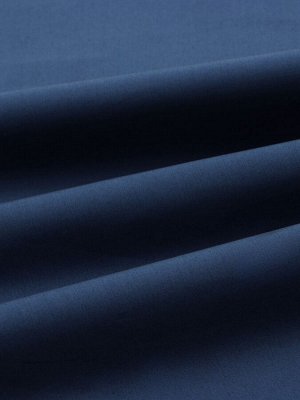 Простыня на резинке 300ТС SL Home Percale 200x200+30 см, синий, 100% хлопок
