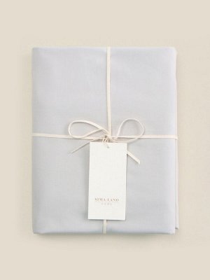 Простыня на резинке 300ТС SL Home Percale 160x200+30 см, серый, 100% хлопок