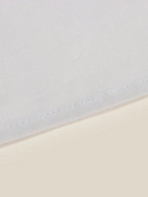 Простыня на резинке 300ТС SL Home Percale 160x200+30 см, серый, 100% хлопок