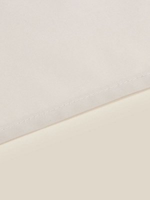 Простыня на резинке 300ТС SL Home Percale 200x200+30 см, молочный, 100% хлопок