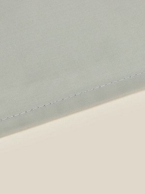 Простыня на резинке 300ТС SL Home Percale 180x200+30 см, олива, 100% хлопок