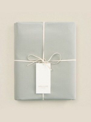 Простыня 1.5 спальная SL Home Percale 300ТС, 160x235 см, олива, хлопок 100%