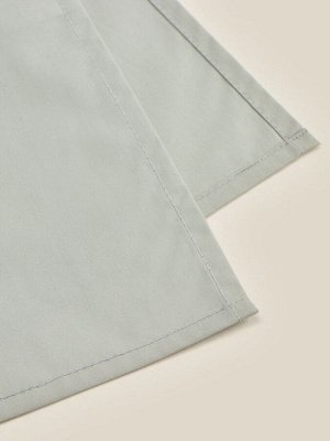Простыня 1.5 спальная SL Home Percale 300ТС, 160x235 см, олива, хлопок 100%