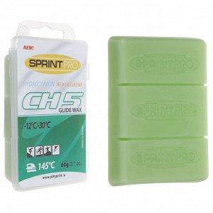 Мази скольжения SPRINT PRO, CH5 Green, (от -12 до -30°C), 60 г