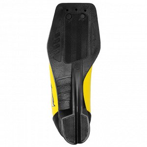 Ботинки лыжные TREK Snowball NN75 ИК, цвет жёлтый, лого чёрный, размер 35