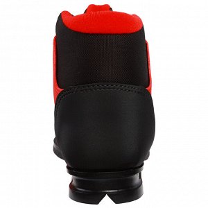 Ботинки лыжные TREK Snowball NN75 ИК, цвет красный, лого чёрный, размер 30