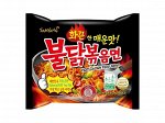 Лапша со вкусом курицы, острая Hot chicken ramen 140гр