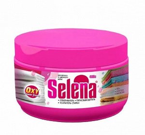 Selena Отбеливатель,пятновыводитель, усилитель стирки 400 г.( банка) для белого и цветного белья