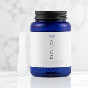 Глубокоувлажняющая ампульная сыворотка с коллагеном - TENZERO DEEP AQUA COLLAGEN ALL IN ONE AMPOULE 2X