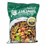 Лапша &quot;ХОТ ЧИКЕН РАМЕН ЧАДЖАНГ&quot;  со вкусом курицы в бобовом соусе, 80 г / м/у
