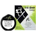 Santen Sante FX AL Eye Drops - Капли при зуде в глазах, вызванным пыльцой, домашней пылью, 12мл СРОК до 1.11.25г.