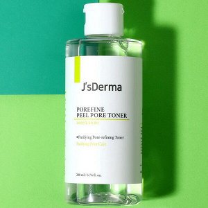 Пилинг-тонер с AHA-кислотой J'sDerma Porefine Peel Pore Toner, 200мл