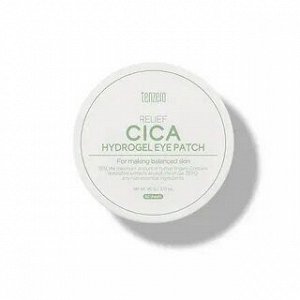 TENZERO RELIEF CICA HYDROGEL EYE PATCH 90g (60ea) Гидрогелевые патчи под глаза с экстрактом центеллы 90гр(60шт)