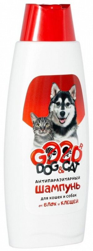 ШАМПУНЬ от блох "GOOD CAT-DOG" УНИВЕРСАЛЬНЫЙ для кошек и собак 250 мл.