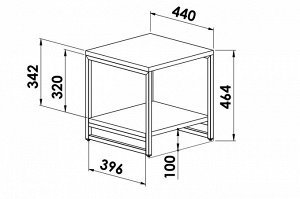 Стеллаж 450х440