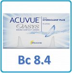 2-недельные контактные линзы ACUVUE OASYS (6 линз) BC 8.4