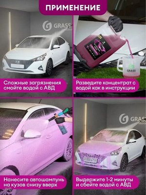 Автошампунь бесконтактный Active foam MAGIC 23,5 кг ГРАСС