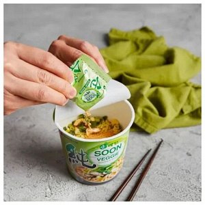 Лапша "Нонгшим" (сушеная)  Сун Веги овощная (стакан), 67 г