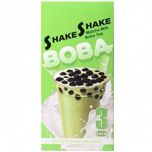 Набор для приготовления напитка Боба Бабл Ти со вкусом чая маття 3 порции, 285г, 1/24