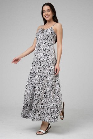 Сарафан женский 25-592L1-44 02/серый/абстракция