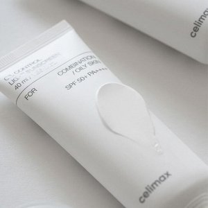 Легкий солнцезащитный крем для жирной кожи - CELIMAX OIL CONTROL LIGHT SUNSCREEN