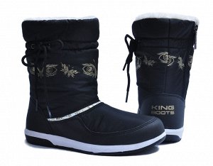 Полусапожки женские KB333BB Schwarz KING BOOTS