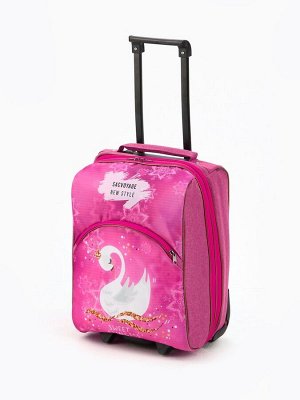 Чемодан детский 34 л (XS), Sacvoyage, отдел на молнии, цвет розовый