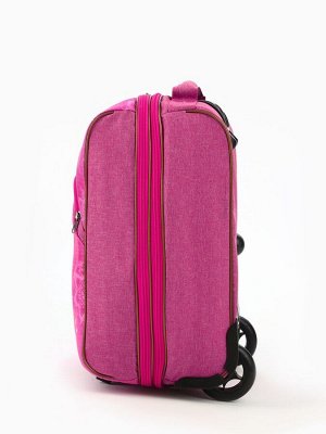 Чемодан детский 34 л (XS), Sacvoyage, отдел на молнии, цвет розовый