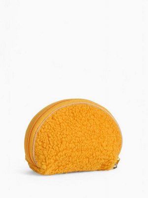 Кошелёк-монетница на молнии 11.5x2.5x9 см, плюшевый, яркий/МИКС
