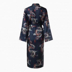 Халат домашний KAFTAN "Дракон", размер 44-46, синий