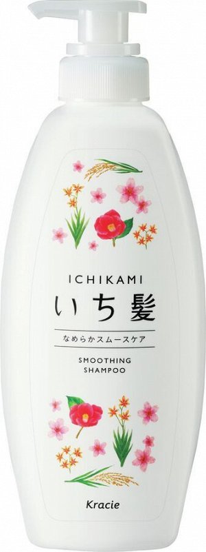 "Ichikami" Шампунь разглаживающий для поврежденных волос, 480 мл