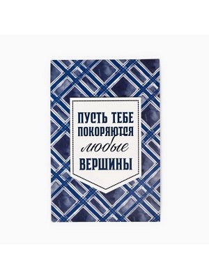 Пакет ламинированный двухсторонний «Лучшему», с тишью и открыткой, L 40 х 31 х 11.5
