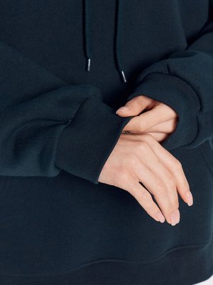 Худи женское оверсайз зеленое