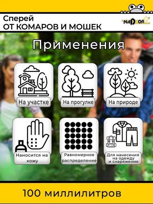 Надзор Спрей от комаров и мошек 100 мл