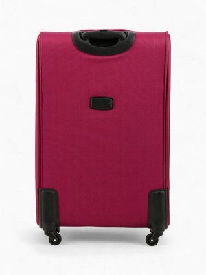 Чемодан на колёсах Royalbag большой 104 л (L), на молнии, с увеличением, кодовый замок, 4 колеса, розовый