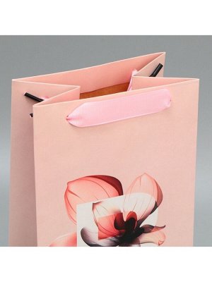 Пакет подарочный ламинированный под бутылку, упаковка, «You are beautiful», 13 x 36 x 10 см